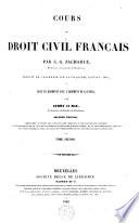 Cours de droit civil français