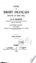 Cours de droit Français suivant le Code civil