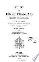 Cours de droit français suivant le Code civil