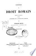 Cours de droit romain