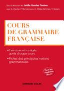 Cours de grammaire française