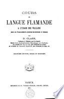 Cours de langue flamande a l'usage des Wallons dans les établissements d'instruction moyenne et primaire