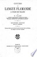 Cours de langue flamande à l'usage des Wallons