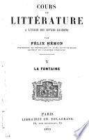 Cours de littérature à l'usage des divers examens
