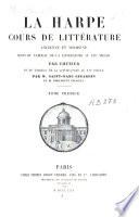 Cours de littérature ancienne et moderne