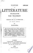 Cours de littérature française