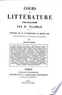 Cours de littérature française