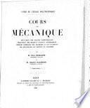 Cours de mécanique