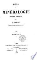 Cours de mineralogie histoire naturelle par A. Leymerie
