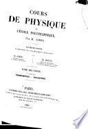 Cours de physique de l'école polytechnique: La pile. Phénomenes electrochimiques. 1888