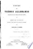Cours de thèmes allemands