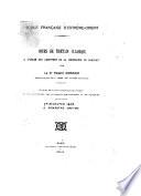 Cours de tibétain classique à l'usage des auditeurs de la conférence de sanskrit