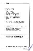 Cours de vie politique en France et à l'étranger
