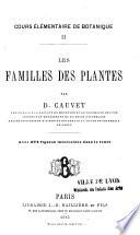 Cours élémentaire de botanique