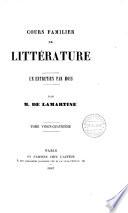 Cours familier de littérature