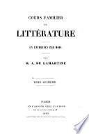 Cours familier de littérature