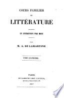 Cours familier de littérature