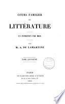 Cours familier de littérature