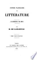 Cours familier de littérture