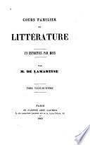 Cours familier de littérture