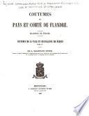 Coutumes des pays et comté de Flandre: Coutumes de la ville et châtellenie de Furnes