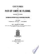 Coutumes des pays et comté de Flandre: Winendale. Ysendeke. Supplement