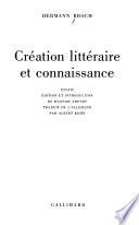 Création littéraire et connaissance