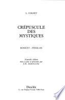 Crépuscule des mystiques