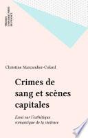 Crimes de sang et scènes capitales