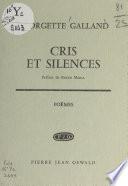 Cris et silences