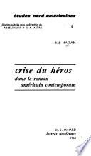 Crise du héros dans le roman américain contemporain