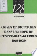 Crises et dictatures dans l'Europe de l'entre-deux-guerres, 1919-1939