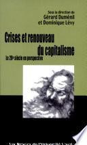 Crises et renouveau du capitalisme