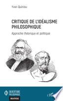 Critique de l'idéalisme philosophique