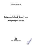 Critique de la bande dessinée pure