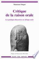 Critique de la raison orale