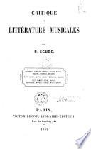 Critique et littérature musicales