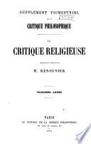 Critique philosophique