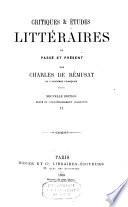 Critiques & études littéraires du passé et présent