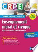 CRPE oral 2019 - Enseignement moral et civique - préparation complète