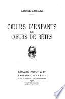 Cœurs d'enfants et cœurs de bêtes
