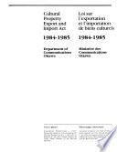 Cultural Property Export and Import Act