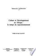 Culture et développement en Afrique