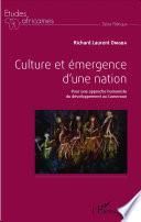 Culture et émergence d'une nation