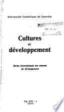 Cultures Et Développement