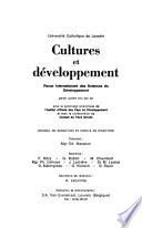 Cultures Et Développement