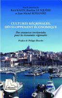 Cultures régionales, développement économique