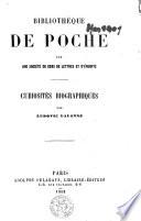 Curiosités bibliographiques