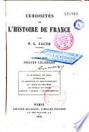 Curiosités de l'histoire de France