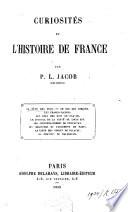 Curiosités de l'histoire de France
